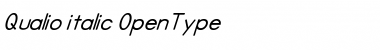 Download Qualio italic Font Download Qualio italic Font