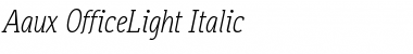Download Aaux OfficeLight Italic Font Download Aaux OfficeLight Italic Font