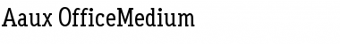 Download Aaux OfficeMedium Font Download Aaux OfficeMedium Font