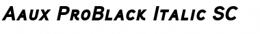 Download Aaux ProBlack Italic SC Font Download Aaux ProBlack Italic SC Font