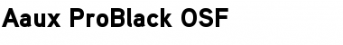 Download Aaux ProBlack OSF Font Download Aaux ProBlack OSF Font