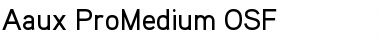 Download Aaux ProMedium OSF Font Download Aaux ProMedium OSF Font
