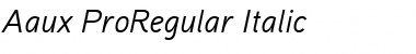 Download Aaux ProRegular Italic Font Download Aaux ProRegular Italic Font