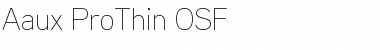 Download Aaux ProThin OSF Font Download Aaux ProThin OSF Font