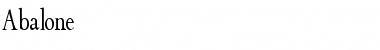 Download Abalone Font Download Abalone Font