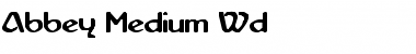 Download Abbey-Medium Wd Font Download Abbey-Medium Wd Font