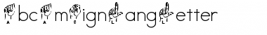 Download AbcAmSignLangLetter Font Download AbcAmSignLangLetter Font