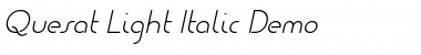 Download Quesat Light Demo Font Download Quesat Light Demo Font