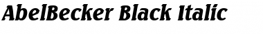 Download AbelBecker-Black Font Download AbelBecker-Black Font