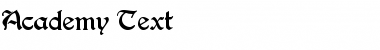 Download Academy Text Font Download Academy Text Font