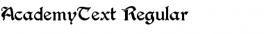 Download AcademyText Font Download AcademyText Font