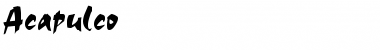 Download Acapulco Font Download Acapulco Font