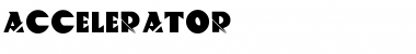 Download ACCELERATOR Font Download ACCELERATOR Font
