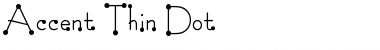 Download Accent Thin Dot Font Download Accent Thin Dot Font
