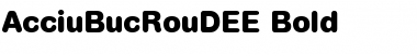 Download AcciuBucRouDEE Font Download AcciuBucRouDEE Font