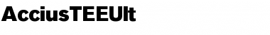 Download AcciusTEEUlt Font Download AcciusTEEUlt Font