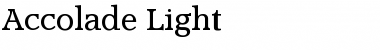 Download Accolade-Light Font Download Accolade-Light Font