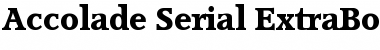 Download Accolade-Serial-ExtraBold Font Download Accolade-Serial-ExtraBold Font