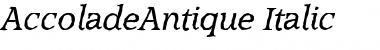 Download AccoladeAntique Font Download AccoladeAntique Font