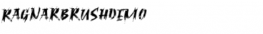 Download Ragnar Brush DEMO Font Download Ragnar Brush DEMO Font