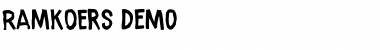 Download Ramkoers DEMO Font Download Ramkoers DEMO Font