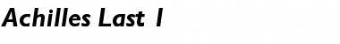 Download Achilles Last 1 Font Download Achilles Last 1 Font
