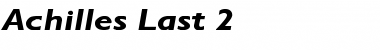 Download Achilles Last 2 Font Download Achilles Last 2 Font