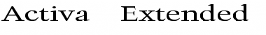 Download Activa Extended Font Download Activa Extended Font