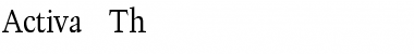 Download Activa Th Font Download Activa Th Font