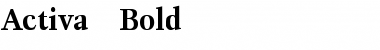 Download Activa-Bold Font Download Activa-Bold Font