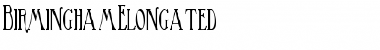 Download BirminghamElongated Font Download BirminghamElongated Font