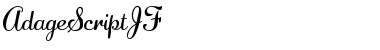 Download AdageScriptJF Font Download AdageScriptJF Font