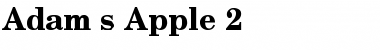 Download Adam's Apple 2 Font Download Adam's Apple 2 Font