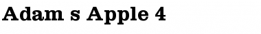 Download Adam's Apple 4 Font Download Adam's Apple 4 Font