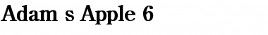 Download Adam's Apple 6 Font Download Adam's Apple 6 Font