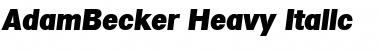 Download AdamBecker-Heavy Font Download AdamBecker-Heavy Font