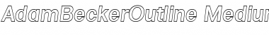 Download AdamBeckerOutline-Medium Font Download AdamBeckerOutline-Medium Font