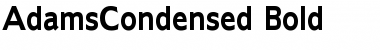 Download AdamsCondensed Font Download AdamsCondensed Font