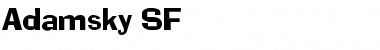 Download Adamsky SF Font Download Adamsky SF Font