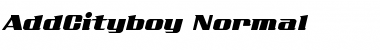 Download AddCityboy Font Download AddCityboy Font