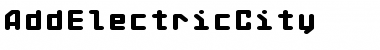 Download AddElectricCity Font Download AddElectricCity Font