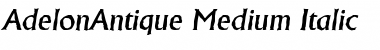 Download AdelonAntique-Medium Font Download AdelonAntique-Medium Font