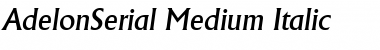 Download AdelonSerial-Medium Font Download AdelonSerial-Medium Font