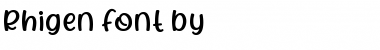 Download Rhigen Font Download Rhigen Font