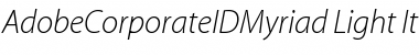 Download AdobeCorporateIDMyriad-Light Font Download AdobeCorporateIDMyriad-Light Font