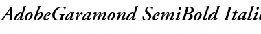 Download AdobeGaramond-SemiBold Font Download AdobeGaramond-SemiBold Font