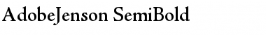 Download AdobeJenson-SemiBold Font Download AdobeJenson-SemiBold Font
