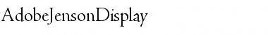 Download AdobeJensonDisplay Font Download AdobeJensonDisplay Font