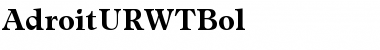 Download AdroitURWTBol Font Download AdroitURWTBol Font