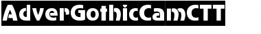 Download AdverGothicCamCTT Font Download AdverGothicCamCTT Font